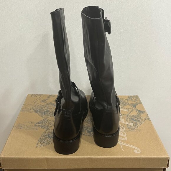 Free People - Ride or Die Engineer Boot - Black - NIB - Women's US 10 - Picture 3 of 7